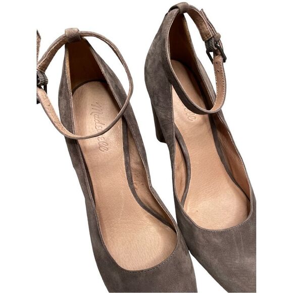 Madewell Cara Ankle-Strap Heel in Wild Boar - Picture 6 of 13